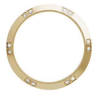 Christina Design London Collect Forgyldte Top Ring med 12 hvide safirer